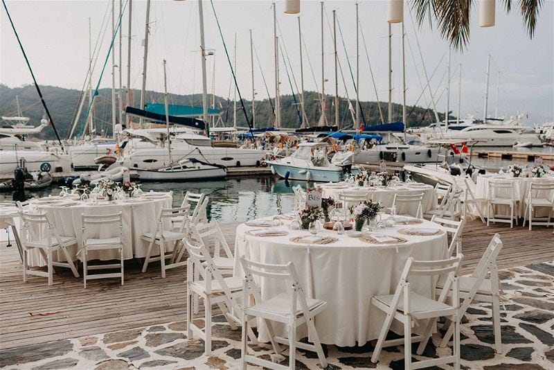 Fethiye Beach Wedding Turkey by EGG Organisation photography by numbeos.com -Ali & Paul's Real Wedding Story Weddings Abroad Guide
