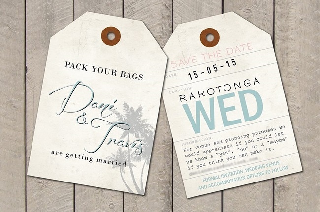 Destination Wedding Save the Date